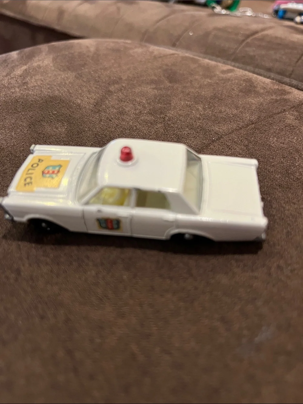 Die-Cast Kids Toy Police Car Set - Blue, White, Green